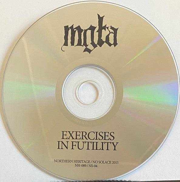 Mgła : Exercises In Futility (CD, Album, RE, RP)