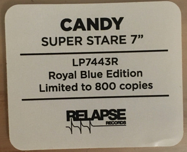 Candy (78) : Super-Stare (7", EP, Ltd, Roy)