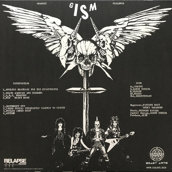 Gism* : Detestation (12", MiniAlbum, RE)