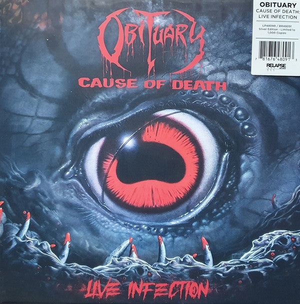 Obituary : Cause Of Death - Live Infection (LP, Ltd, Sil)