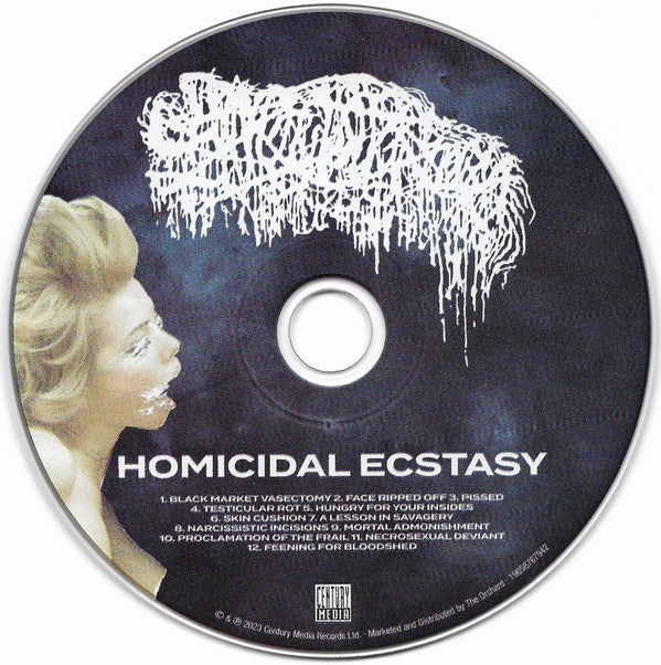 Sanguisugabogg : Homicidal Ecstasy (CD, Album, Dig)