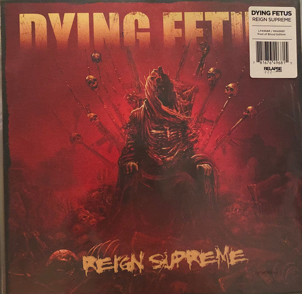 Dying Fetus : Reign Supreme (LP, Album, RE, Red)