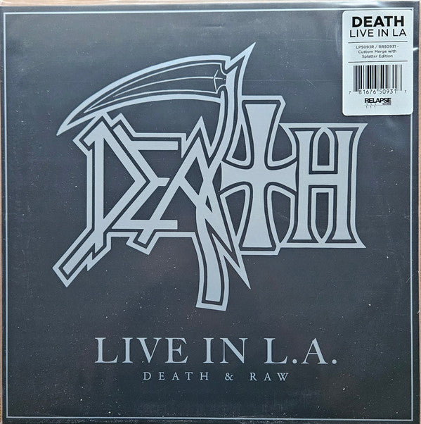 Death (2) : Live In L.A. (Death & Raw) (2xLP, Album, RE, Bla)