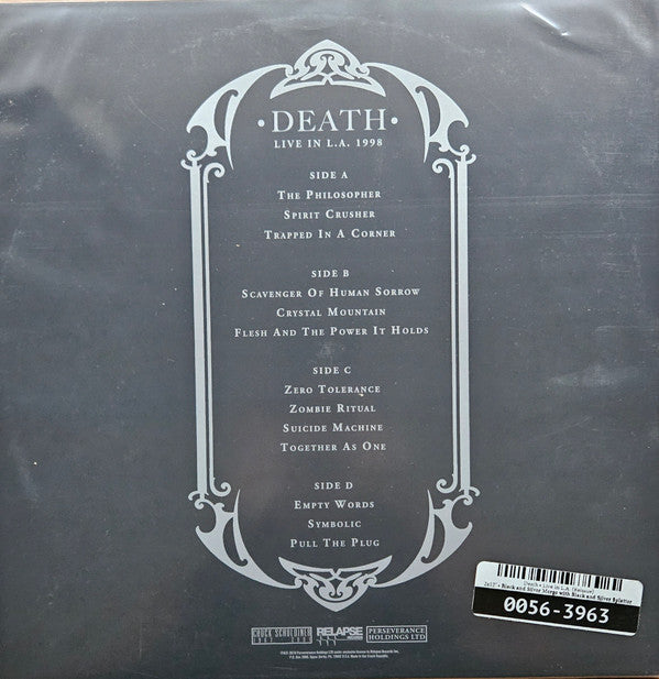 Death (2) : Live In L.A. (Death & Raw) (2xLP, Album, RE, Bla)