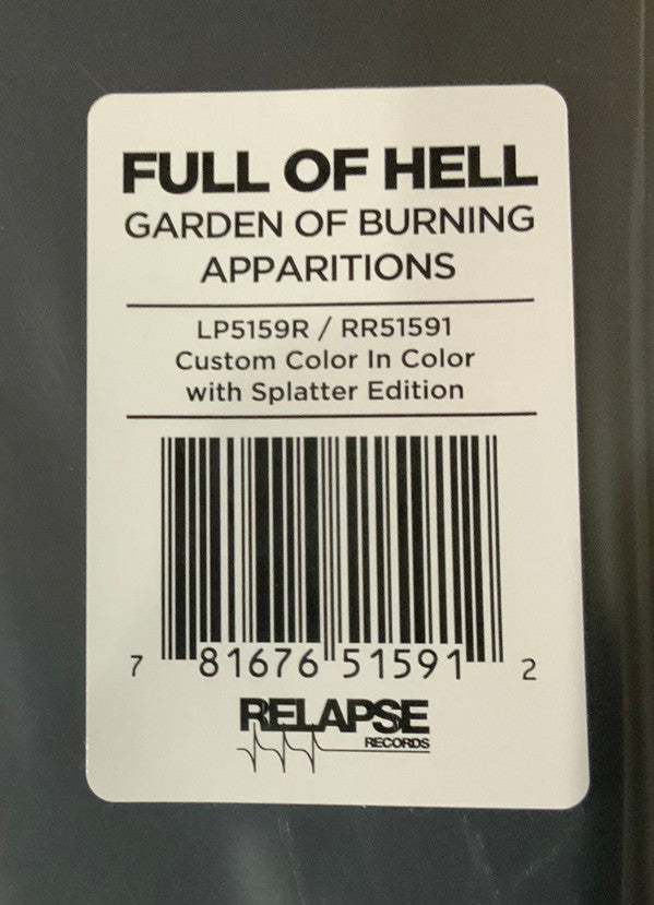 Full Of Hell : Garden Of Burning Apparitions (LP, Album, Ltd, Whi)