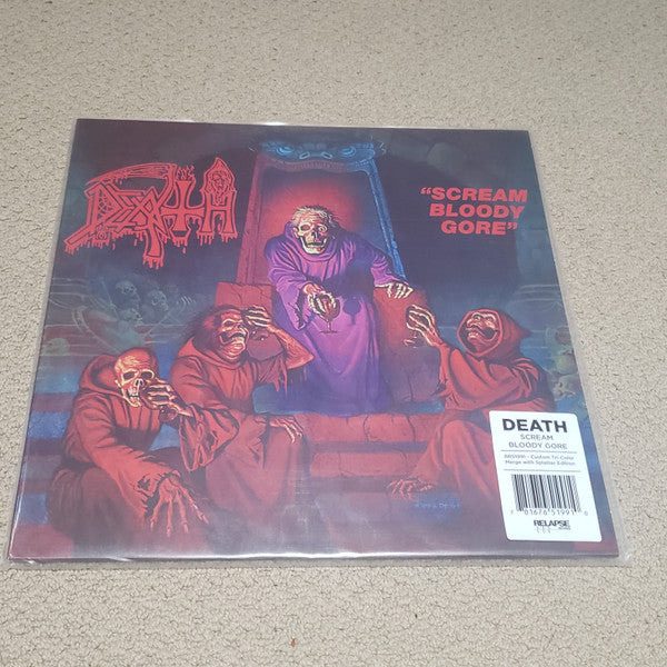 Death (2) : Scream Bloody Gore (LP, Album, Dlx, Ltd, RE, RM, RP, S/Edition, Vio)