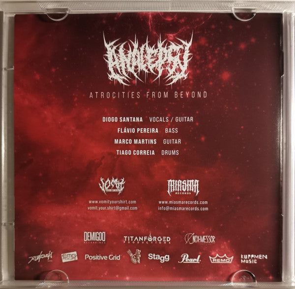 Analepsy : Atrocities From Beyond (CD, Album, RP)