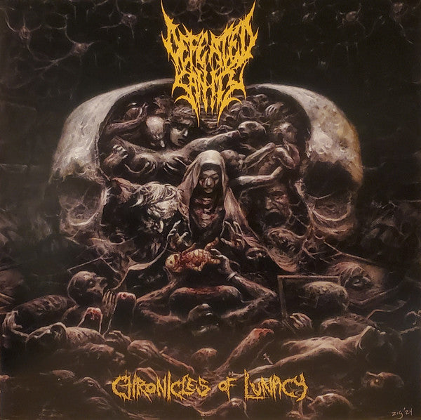 Defeated Sanity : Chronicles of Lunacy (LP, Album, Ltd, Bla)