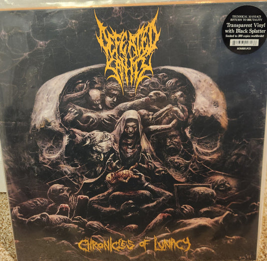 Defeated Sanity : Chronicles of Lunacy (LP, Album, Ltd, Tra)