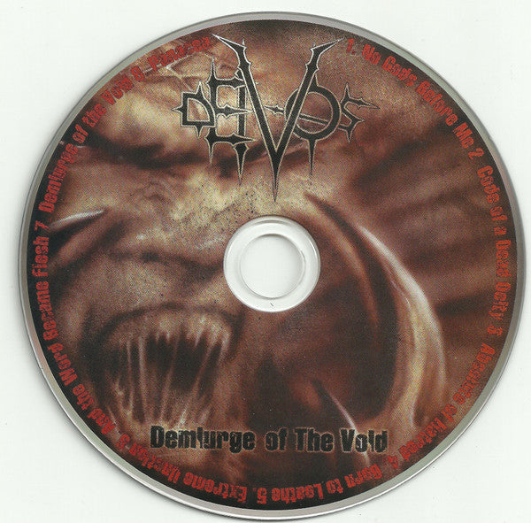 Deivos : Demiurge Of The Void (CD, Album)