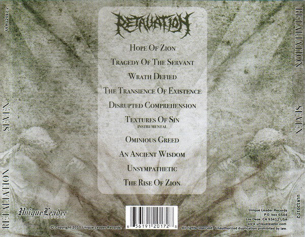 Retaliation (4) : Seven (CD, Album)