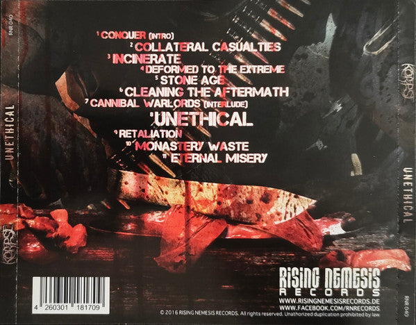 Korpse (4) : Unethical (CD, Album)