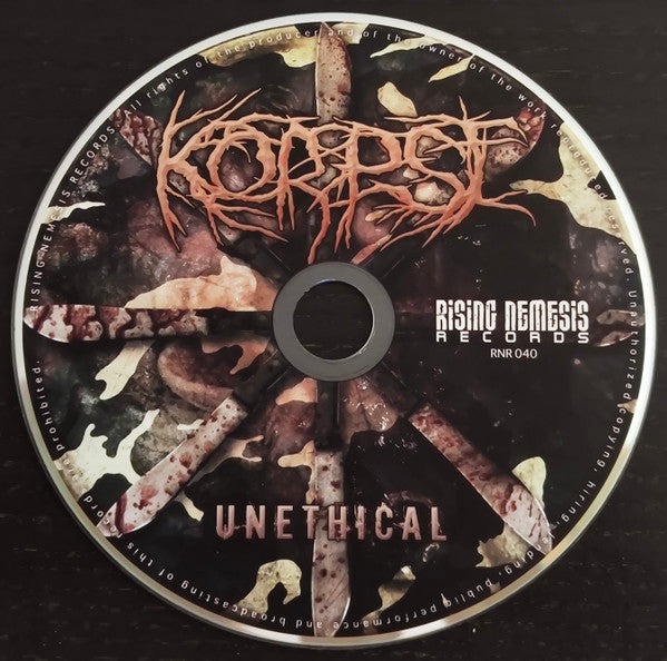 Korpse (4) : Unethical (CD, Album)