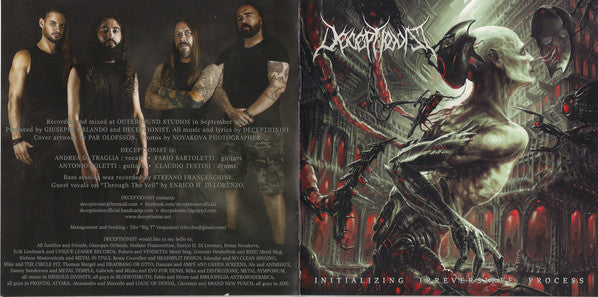 Deceptionist (2) : Initializing Irreversible Process (CD, Album)