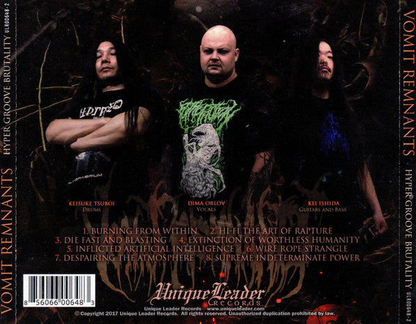 Vomit Remnants : Hyper Groove Brutality (CD, Album)