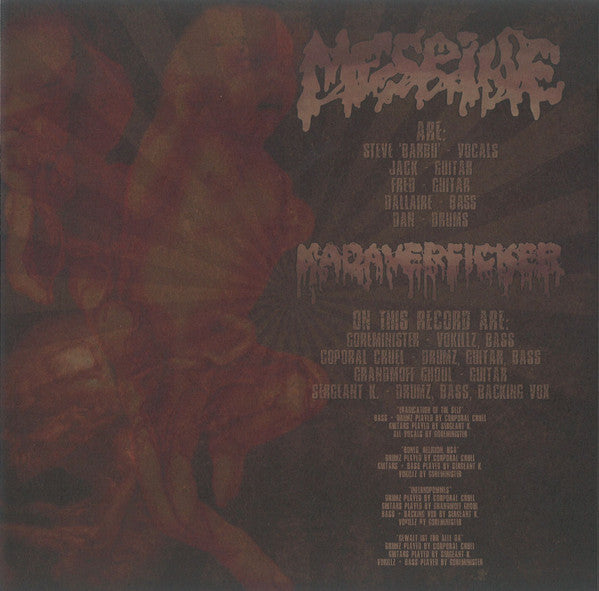 Mesrine / Kadaverficker : Mesrine / Kadaverficker (7", EP, Ltd, Num)