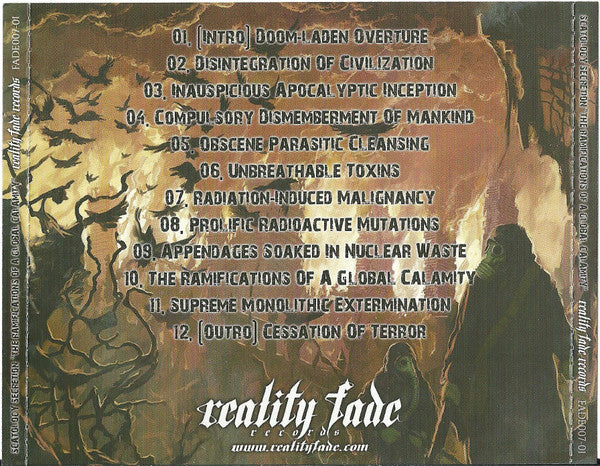 Scatology Secretion : The Ramifications Of A Global Calamity (CD, Album, Ltd)