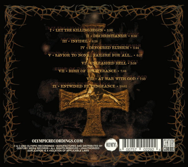 Vital Remains : Dechristianize (CD, Album, Sli)