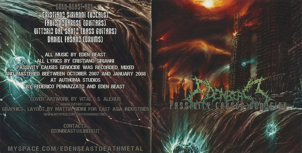 Eden Beast : Passivity Causes Genocide (CD, Album)