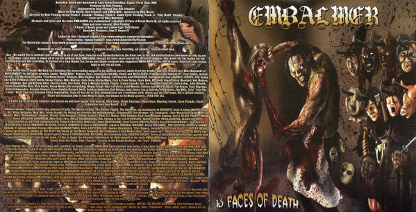 Embalmer : 13 Faces Of Death (CD, Album)