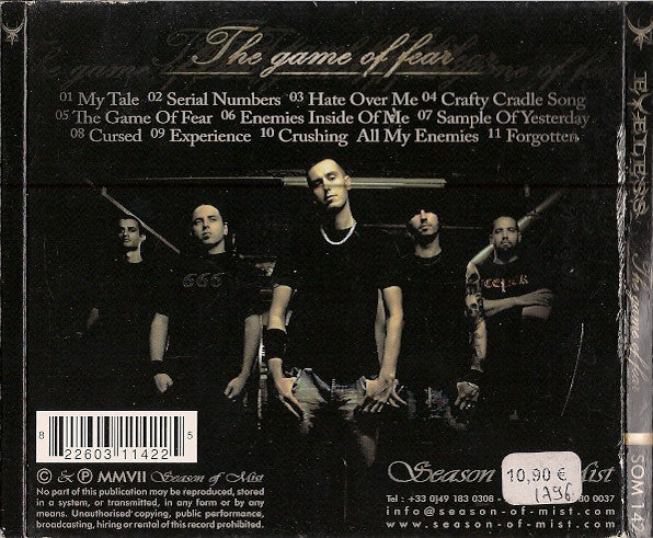 Eyeless : The Game Of Fear (CD, Album, dig)