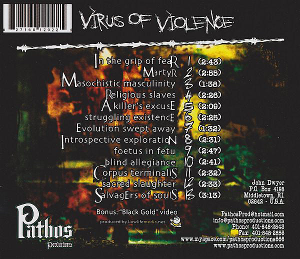 Desensitised : Virus Of Violence (CD, Album, Enh)