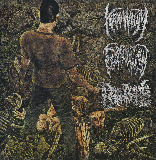 Kraanium / Epicardiectomy / Dormant Carnivore : Goresoaked Slamassacre - 3-Way Split (CD)