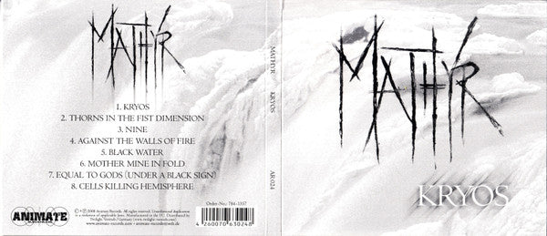 Mathyr : Kryos (CD, Album, Dig)