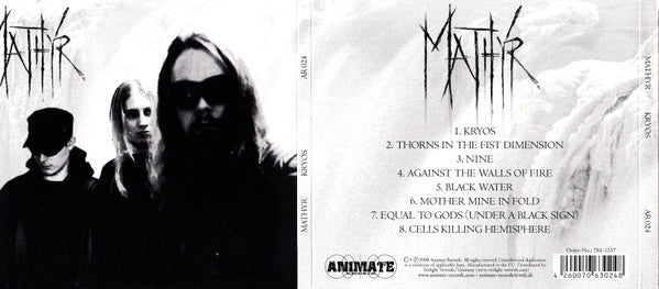 Mathyr : Kryos (CD, Album, Dig)