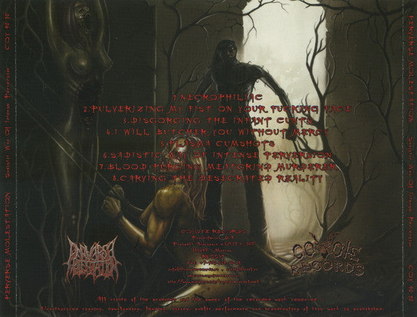 Perverse Molestation : Sadistic Way Of Intense Perversion (CD, Album)