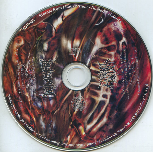 Eternal Ruin / Leukorrhea : Denied Existence (CD, Album)