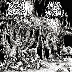 Krotchripper, Mass Murder Messiah : Split (CD, Album)