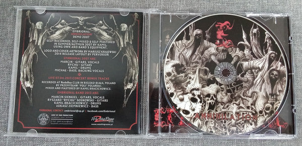 Embrional : Annihilation 2007 + Live (CD, Album)