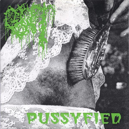 Gut : Pussyfied - Assyfied (7", EP, Ltd, Whi)