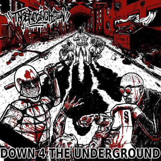 Take Fucking Action : Down 4 The Underground Ep (7", EP, Ltd, Red)