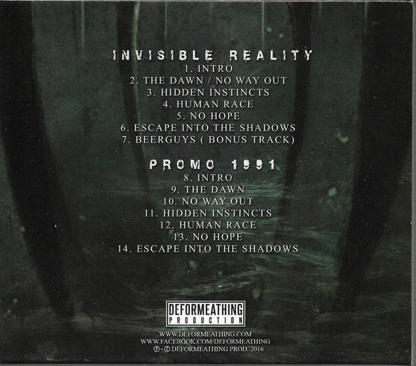 Trauma (10) : Invisible Reality + Promo 1991 (CD, Comp, O-C)